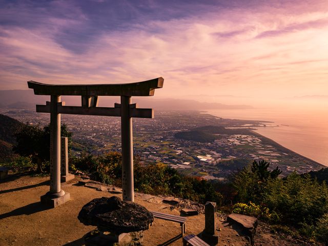 壮観な眺め_高屋神社「天空の鳥居」