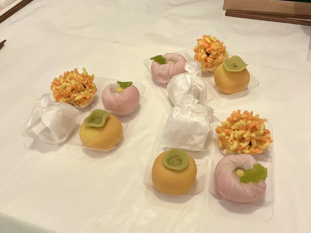 出来上がりの写真です_杵屋 和菓子づくり体験