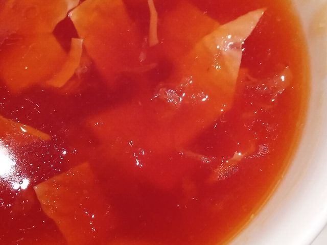 干し貝柱と湯葉入りふかひれスープ_中国料理桃花林