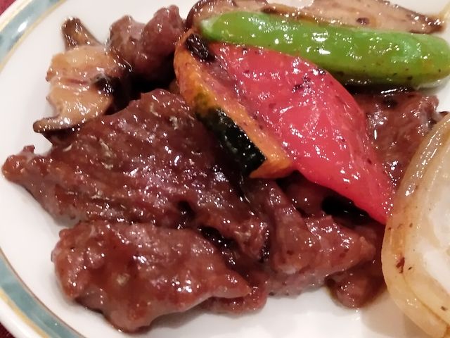 牛肉の中国黒豆炒め_中国料理桃花林