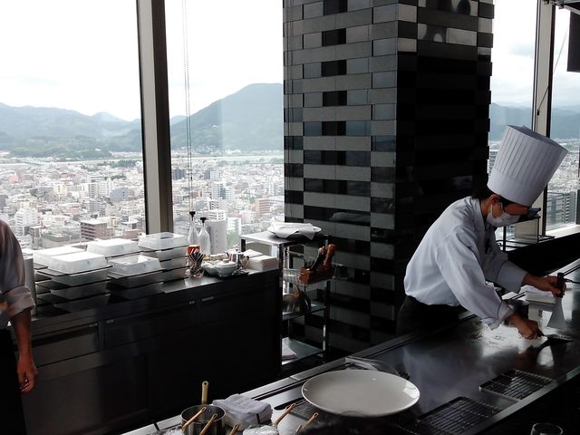 眺め最高_鉄板焼葵