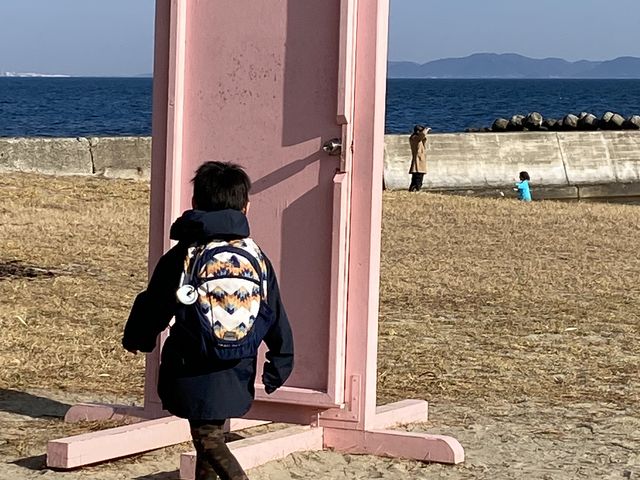 どこでもドアをみました。_日間賀島キックボード