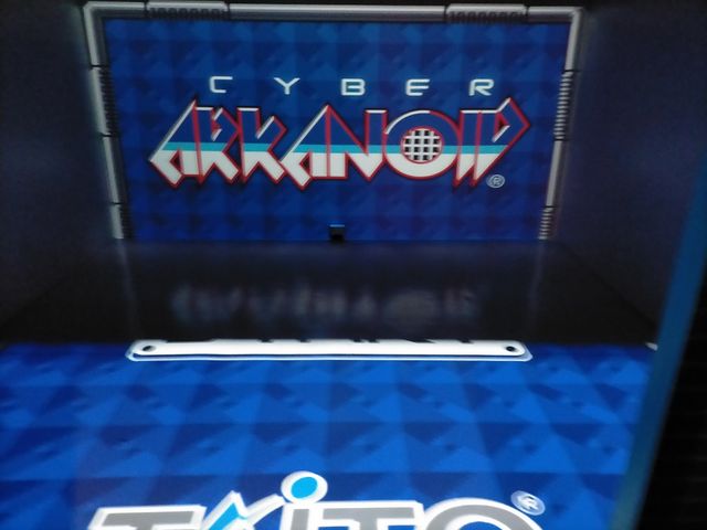 「Cyber ARKANOID」ゲーム開始前の故障。(この後すぐ対応してもらい直りました)_X-STATION タイトーステーション池袋西口店