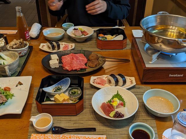コース料理でした。_下呂温泉山形屋