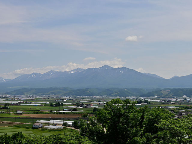 駐車場からの景色_ふらのワインハウス