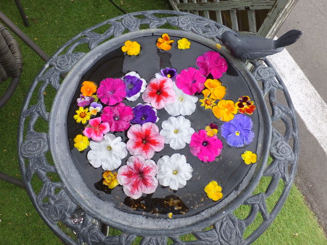 水盆のお花_バルフィオーレ