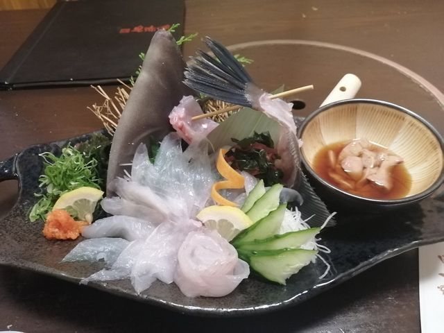 かわはぎ姿造り_いけす料理 卑弥呼