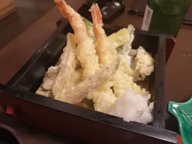 天ぷら盛り合わせ_いけす料理 卑弥呼