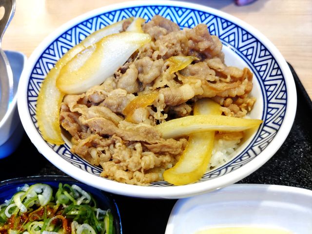 ねぎ玉牛丼の牛丼_吉野家尾久橋通り皿沼店