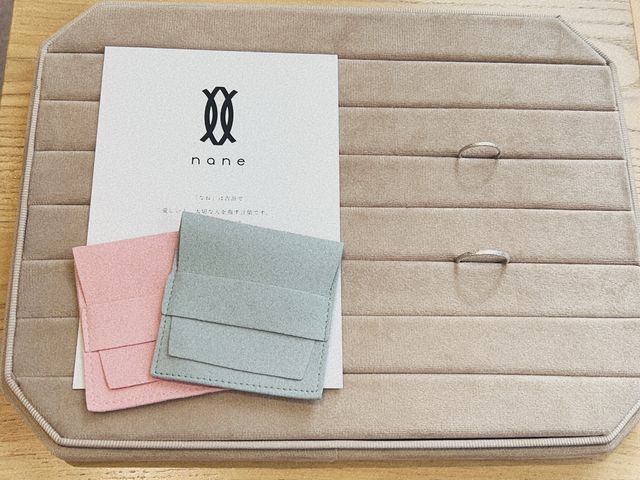 実際の完成品です_nane tokyo キャットストリート店