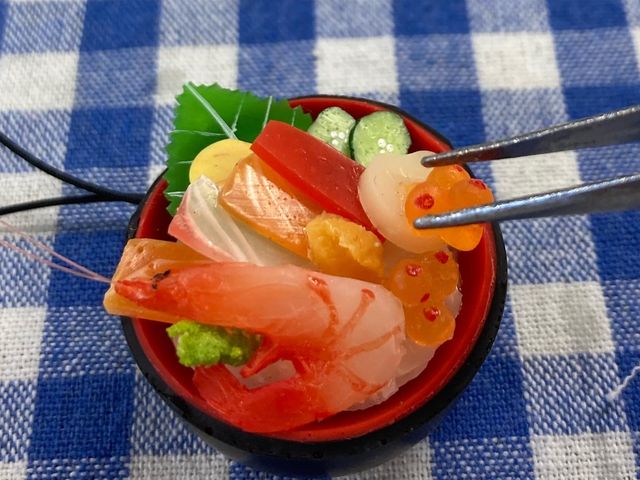 なかなか美味しそうでしょ_食品サンプル体験 葵サンプル