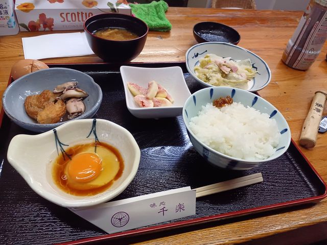 朝食のご飯も御代わりしました_味処千楽