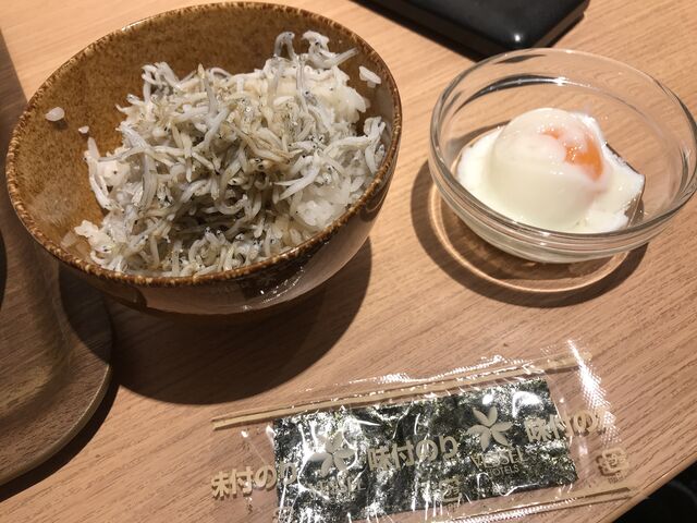 しらすと半熟卵と海苔_ベッセルイン栄駅前