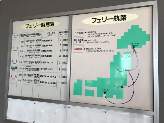 フェリー航路_苫小牧西港フェリーターミナル