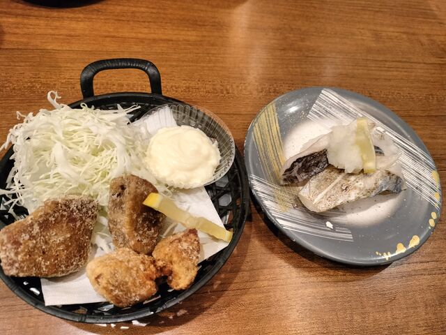 タコのから揚げ_回転さかなや鮨魚忠今池店