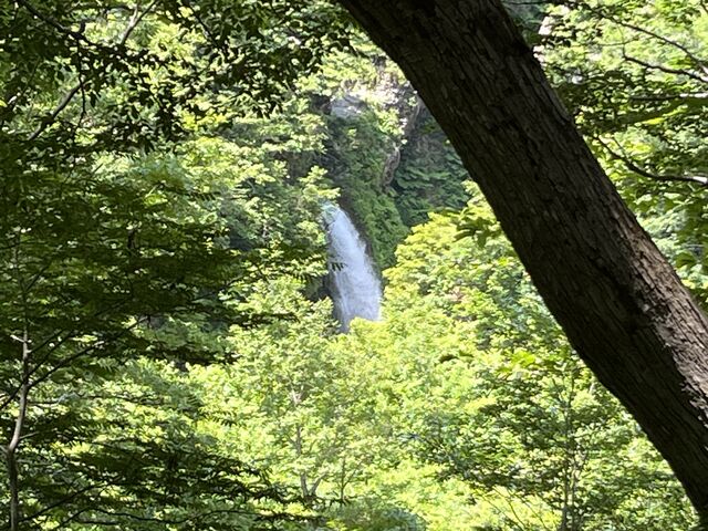 撮影するとより遠くに感じる_旭又滝
