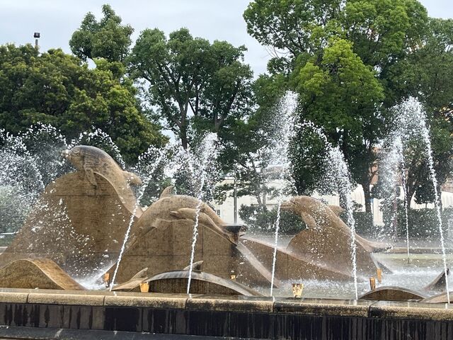 噴水_ポートアイランド