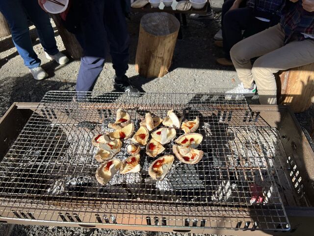 きのこの網焼き_栃本ふるさとプロジェクト