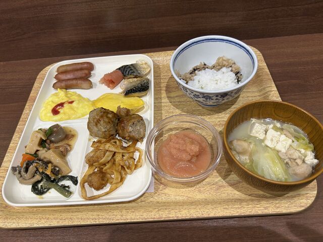 朝食ビュッフェ_ベッセルイン博多中洲