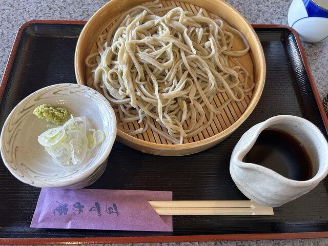 初めて打った個性のある蕎麦です。_すずめ庵