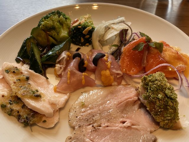 ビッフェの料理の一例_古湯温泉 ONCRI/おんくり