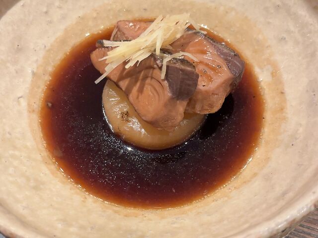 寒ぶり大根_炉端居酒屋 ぱぱらぎ