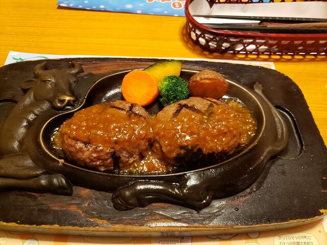 げんこつハンバーグ_炭焼きレストランさわやか 富士鷹岡店