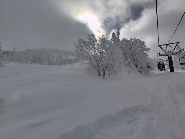 日本海らしさを感じました。_天元台リフト
