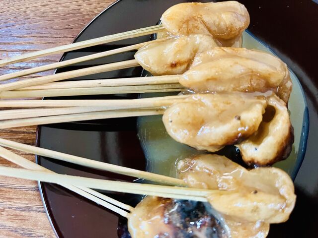 今回は、かざりやさんであぶり餅頂きました_かざりや
