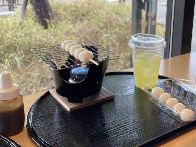 焼き団子と冷茶_TOURIST INFORMATION おおいなび