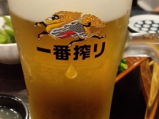 生ビール_居酒屋 リンカーン 平塚店