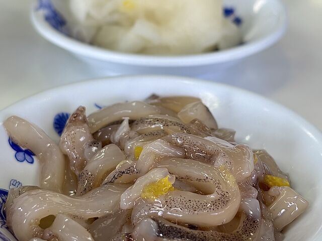 イカの塩辛_天ぷらのひらお・本店