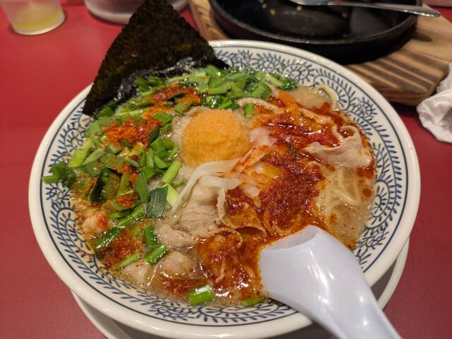 辛肉そば_丸源ラーメン 市川大野店