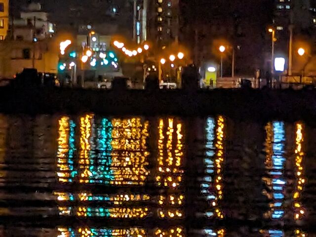 信号青_小樽港&運河クルーズPonte