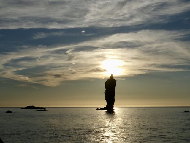 曇ってたけど最高でした!_ローソク島遊覧船