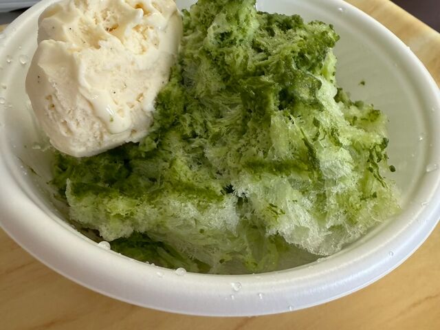 抹茶味にバニラアイストッピング_スダプランニング