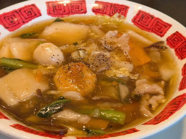 中華ファミレス、バーミヤンの五目あんかけラーメン_バーミヤン 足立加賀店