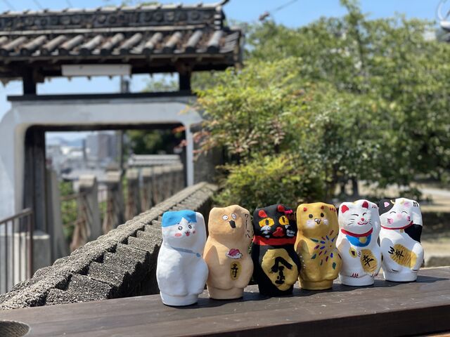 それぞれ自由な作品になりました!_おのみち小物招き猫工房