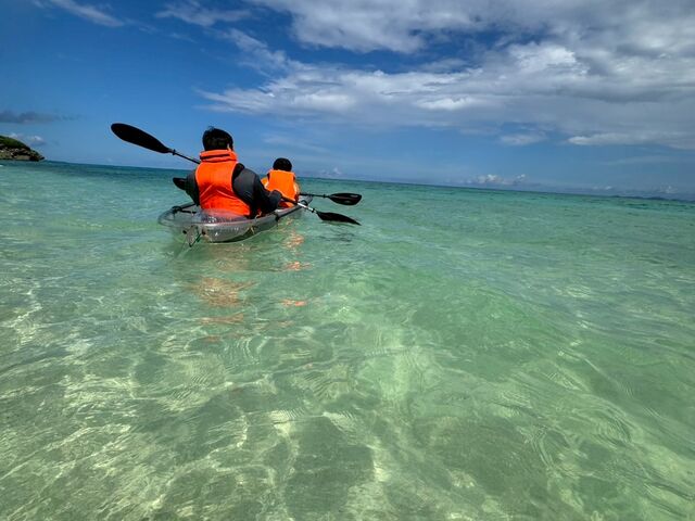 綺麗な海でした_オーシャンブリッジ沖縄