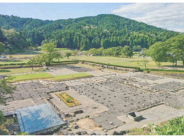 朝倉館跡 全景_一乗谷朝倉氏遺跡