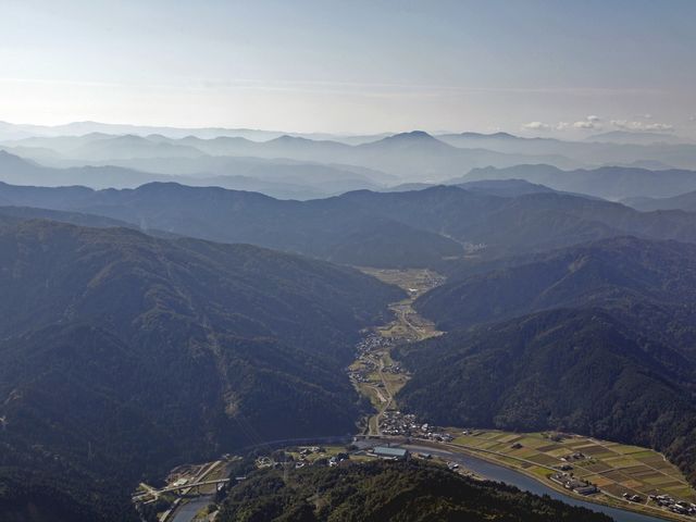 一乗谷 上空から_一乗谷朝倉氏遺跡