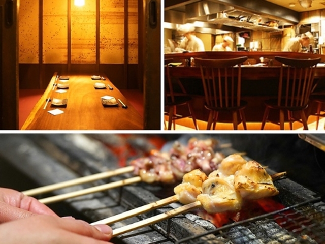 宮崎地鶏炭火焼 車 心斎橋店の写真1