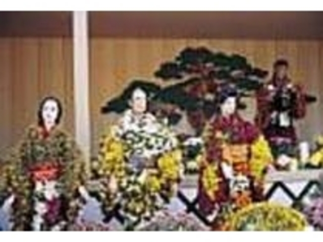 霞ヶ城公園を会場に行われる二本松菊人形_二本松の菊人形