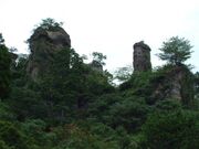 霊巌寺の奇岩の写真1