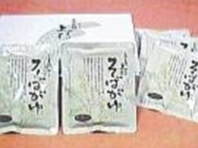 人気メニューの1つ『そば粥』は宅配もOK_蕎麦処 上杉