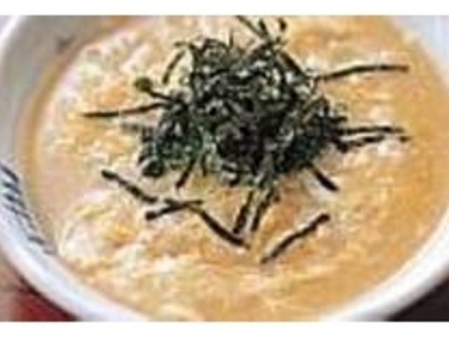 ちゃんこ鍋の後は味噌風味雑炊を味わって_ふく問屋 あたか