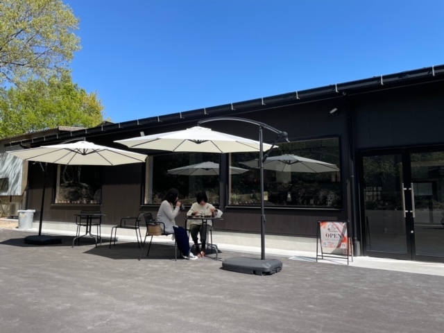 工房敷地内にcafeがopen_夢幻庵備前焼工房