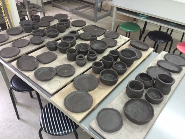 土ひねり作品(年間10000人が体験しています)_備前焼窯元備州窯