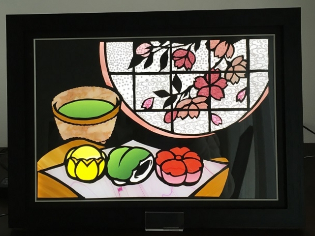 シルエットアート作品です。_ハピネス