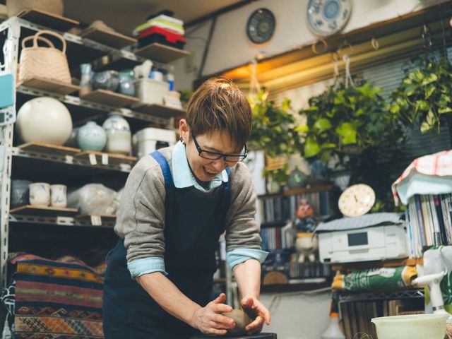 デモンストレーション_陶工房 倶夢巣多